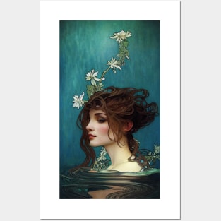 The Naiad - Vintage, Mucha, Gilded Age Posters and Art